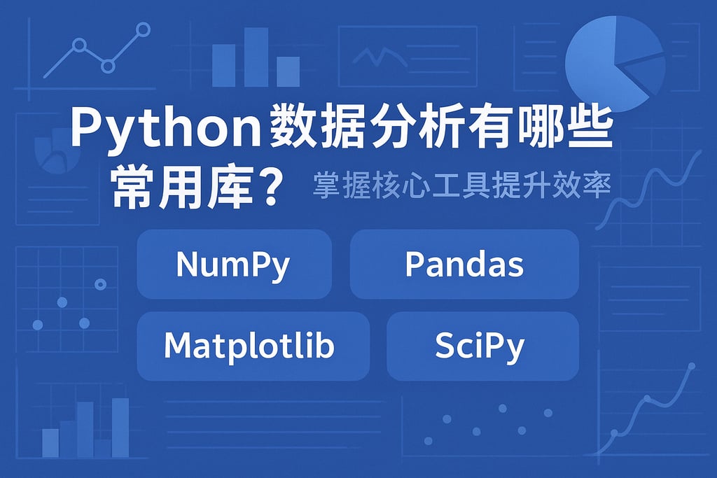 Python数据分析有哪些常用库？掌握核心工具提升效率