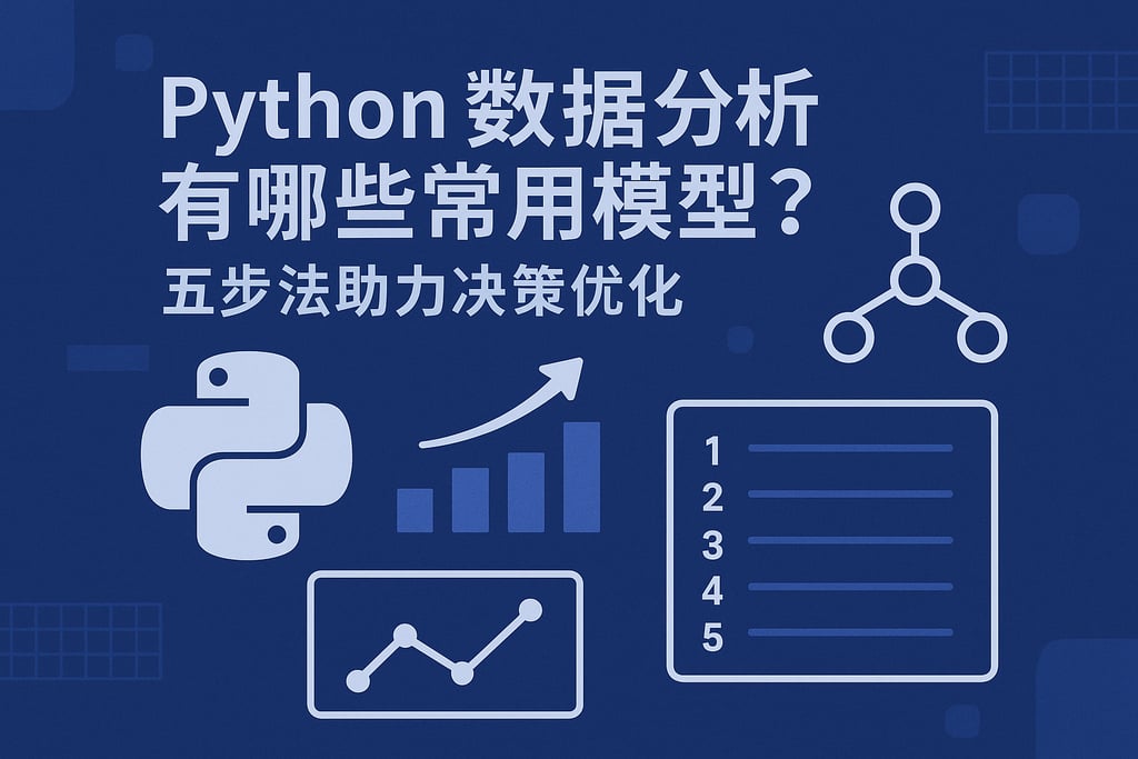 Python数据分析有哪些常用模型？五步法助力决策优化