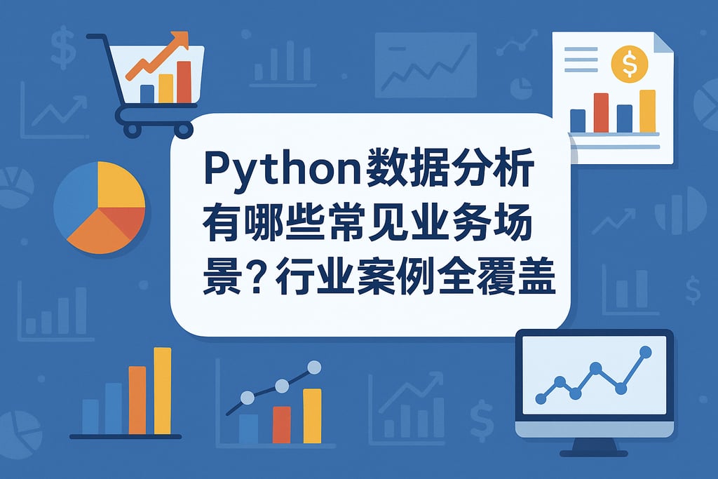Python数据分析有哪些常见业务场景？行业案例全覆盖