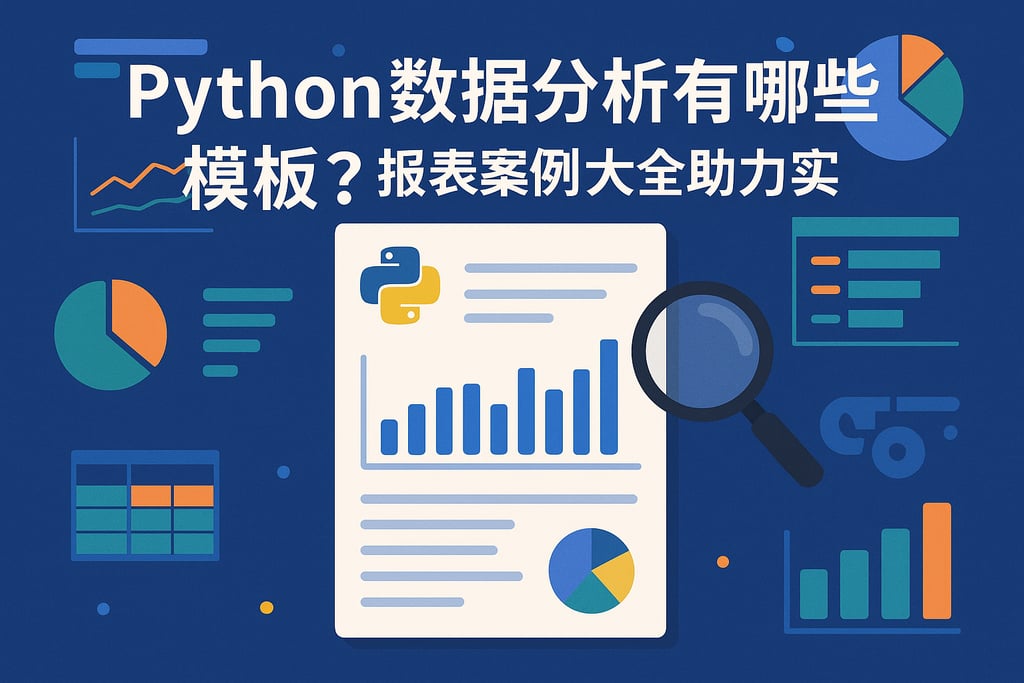 Python数据分析有哪些模板？报表案例大全助力实战