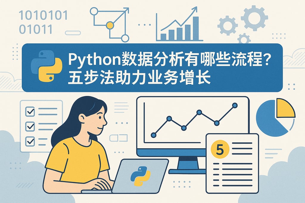 Python数据分析有哪些流程？五步法助力业务增长