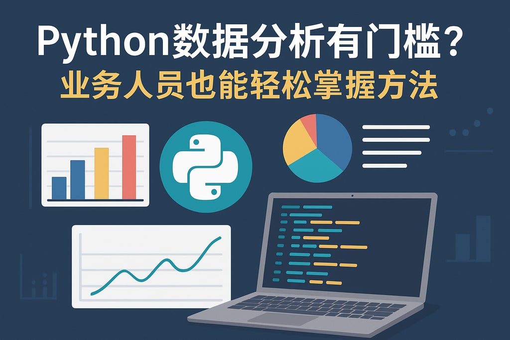 Python数据分析有没有门槛？业务人员也能轻松掌握方法
