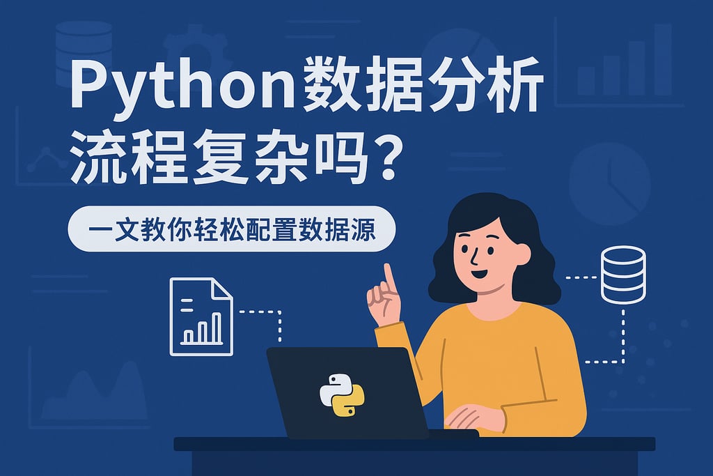 Python数据分析流程复杂吗？一文教你轻松配置数据源