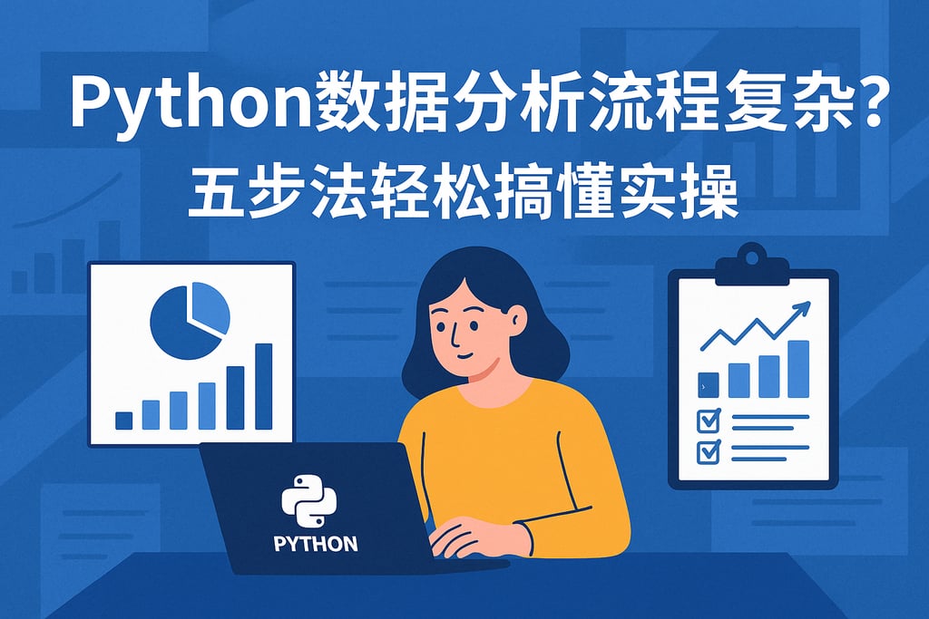 Python数据分析流程复杂吗？五步法轻松搞懂实操