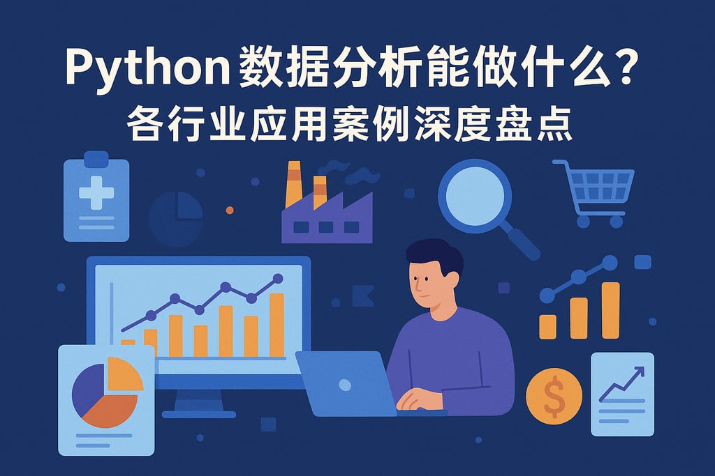 Python数据分析能做什么？各行业应用案例深度盘点