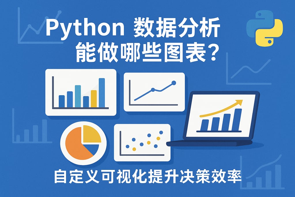 Python数据分析能做哪些图表？自定义可视化提升决策效率