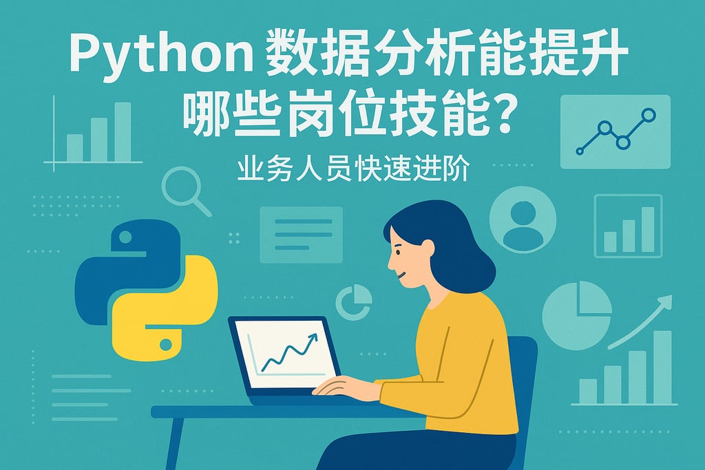Python数据分析能提升哪些岗位技能？业务人员快速进阶