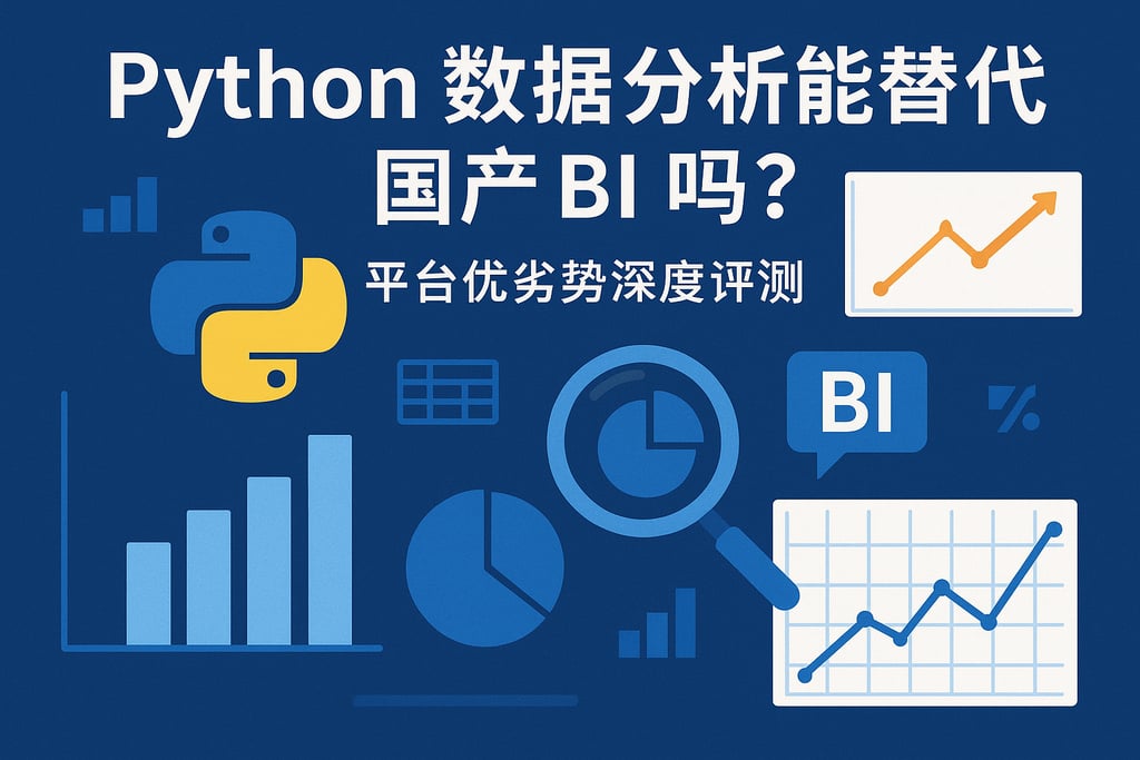Python数据分析能替代国产BI吗？平台优劣势深度评测