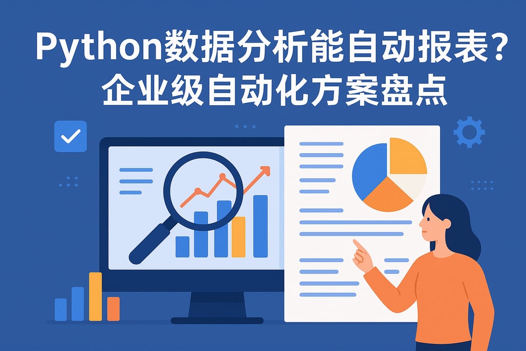 Python数据分析能自动报表吗？企业级自动化方案盘点