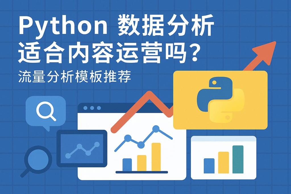 Python数据分析适合内容运营吗？流量分析模板推荐