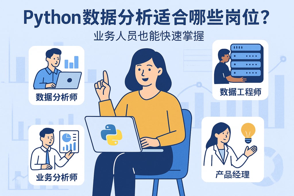 Python数据分析适合哪些岗位？业务人员也能快速掌握