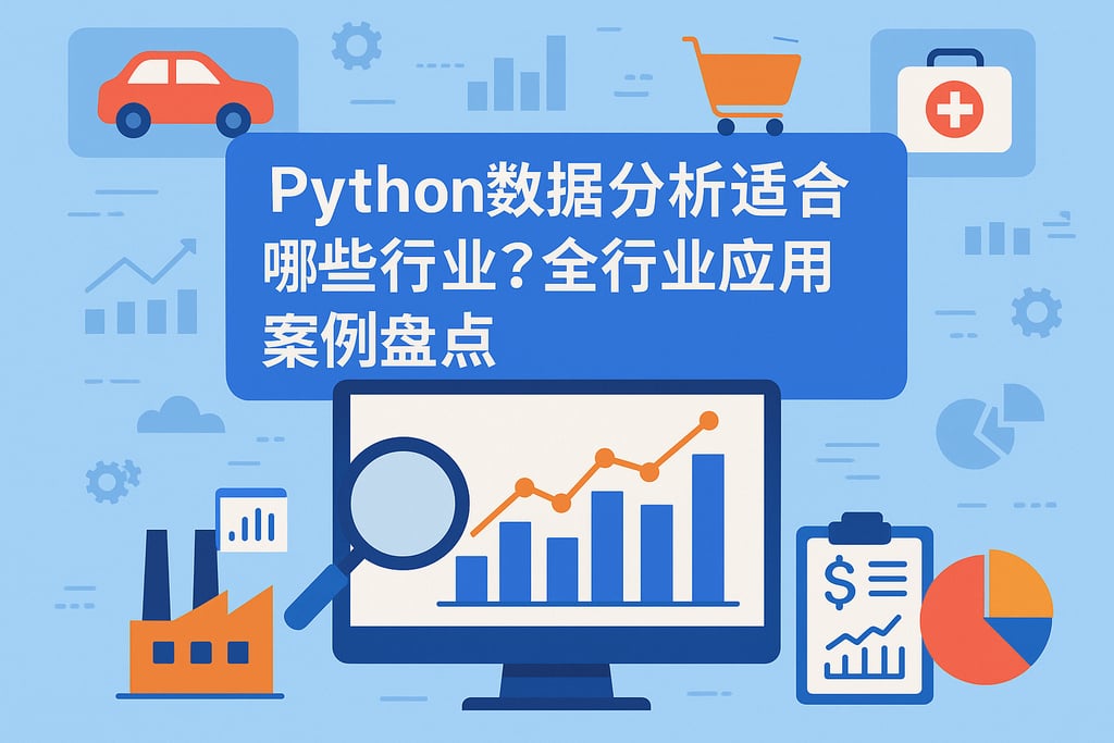 Python数据分析适合哪些行业？全行业应用案例盘点