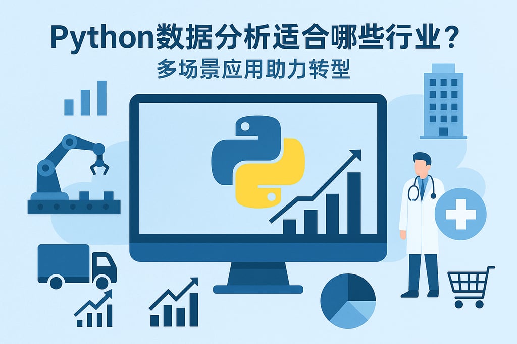 Python数据分析适合哪些行业？多场景应用助力转型
