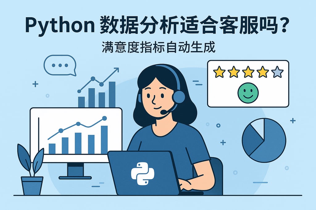 Python数据分析适合客服吗？满意度指标自动生成