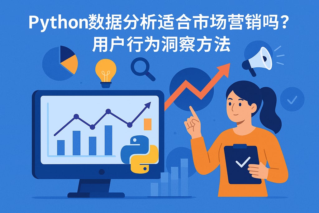 Python数据分析适合市场营销吗？用户行为洞察方法