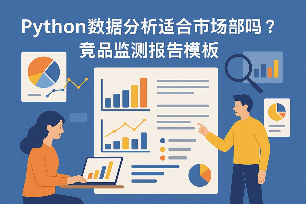 Python数据分析适合市场部吗？竞品监测报告模板