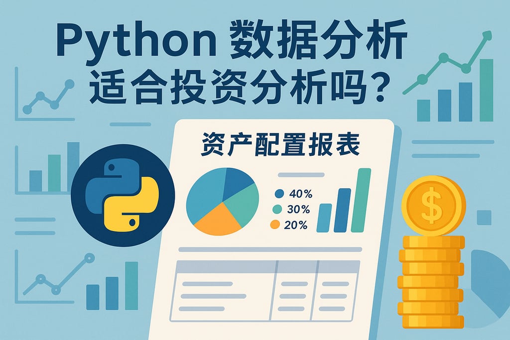 Python数据分析适合投资分析吗？资产配置报表模板