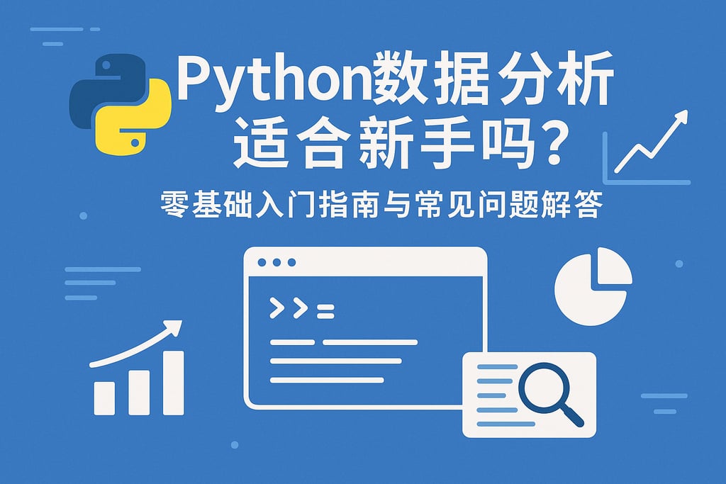Python数据分析适合新手吗？零基础入门指南与常见问题解答