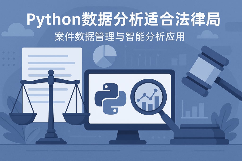 Python数据分析适合法律行业吗？案件数据管理与智能分析应用