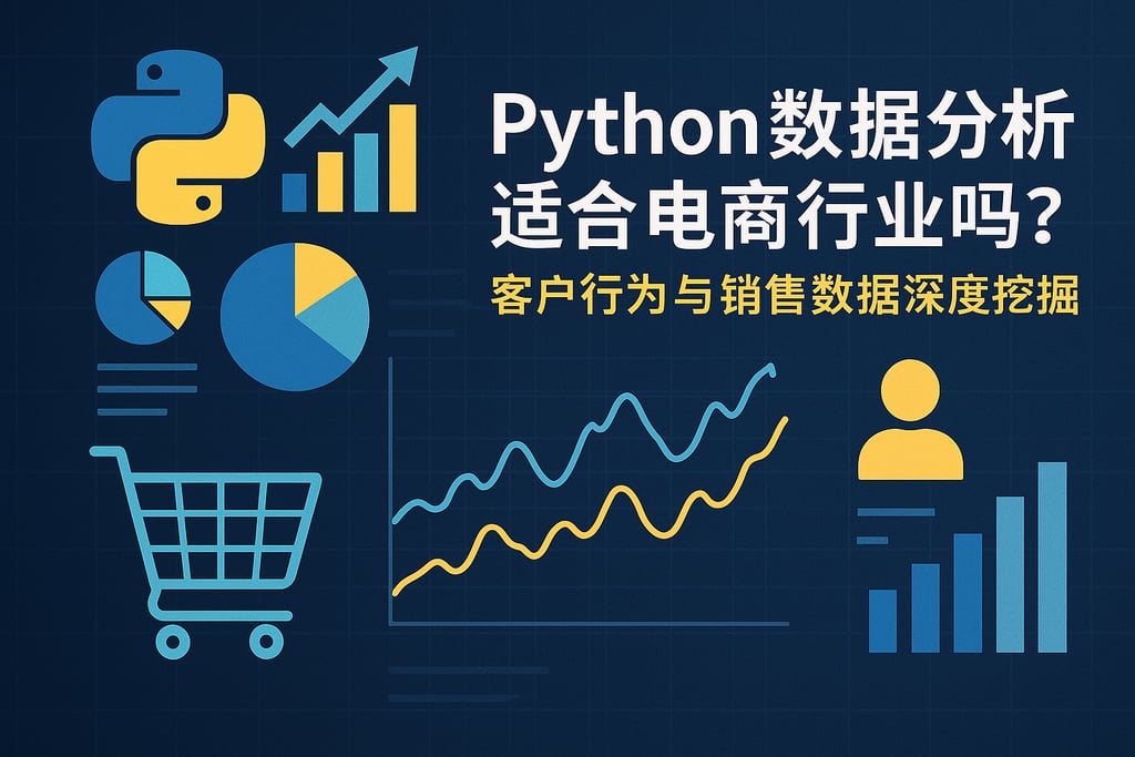 Python数据分析适合电商行业吗？客户行为与销售数据深度挖掘