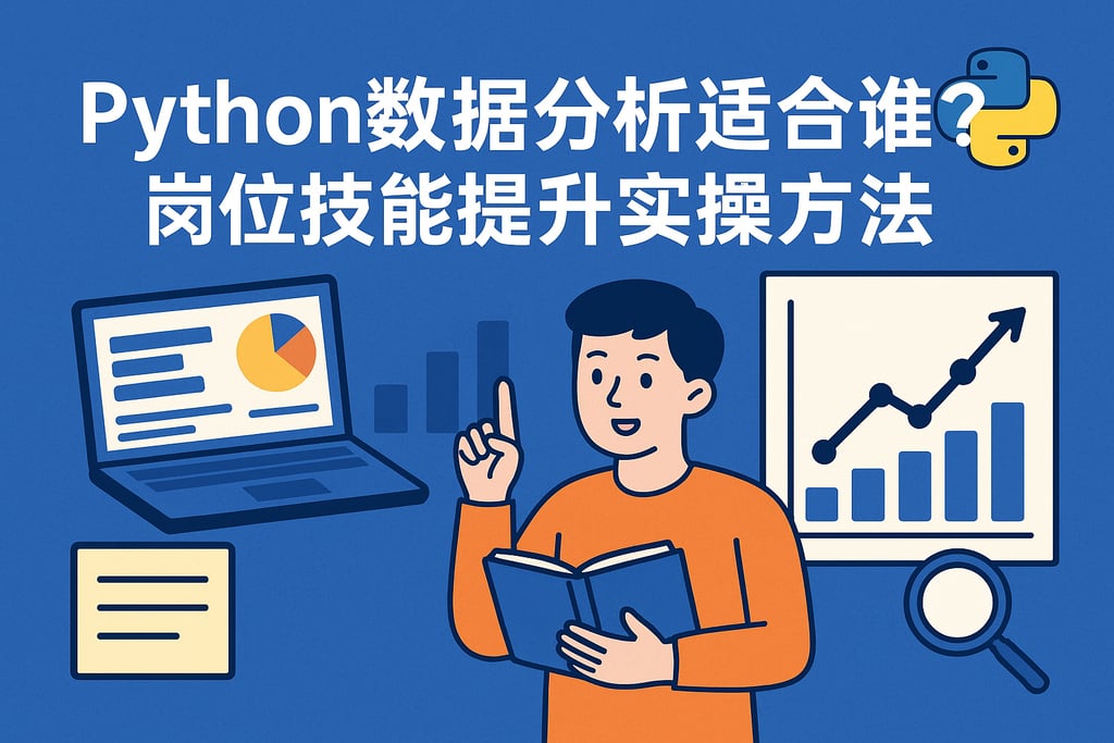 Python数据分析适合谁？岗位技能提升实操方法