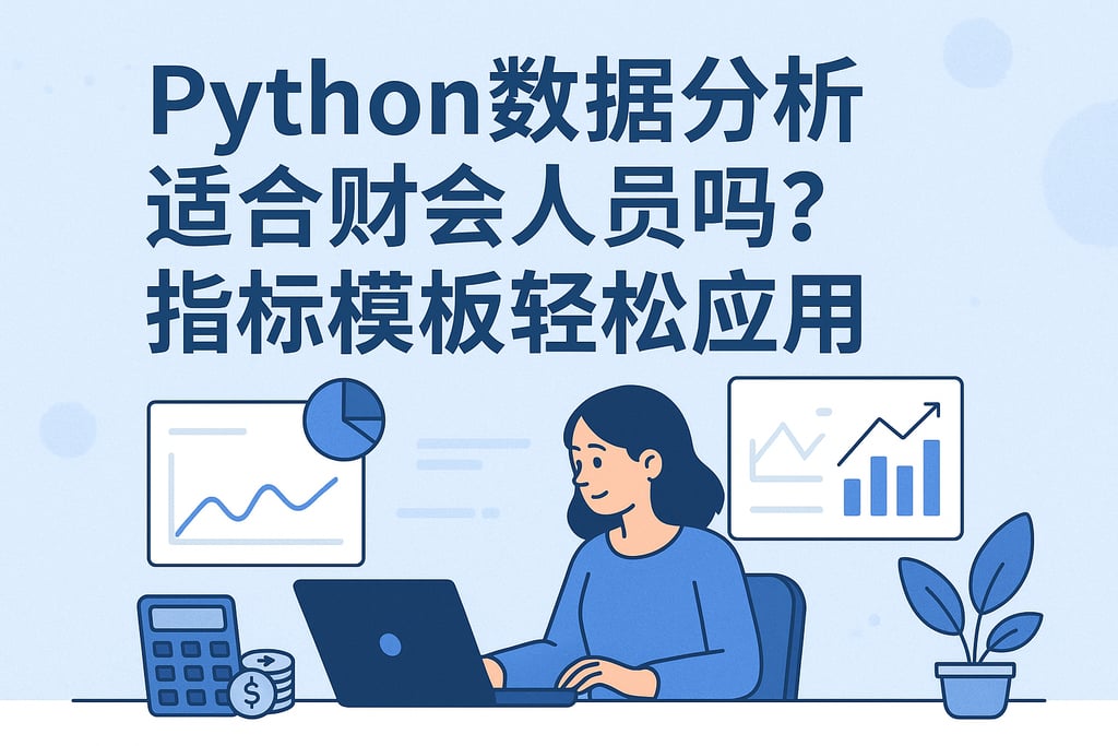 Python数据分析适合财会人员吗？指标模板轻松应用