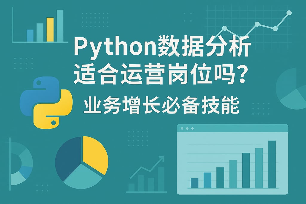 Python数据分析适合运营岗位吗？业务增长必备技能