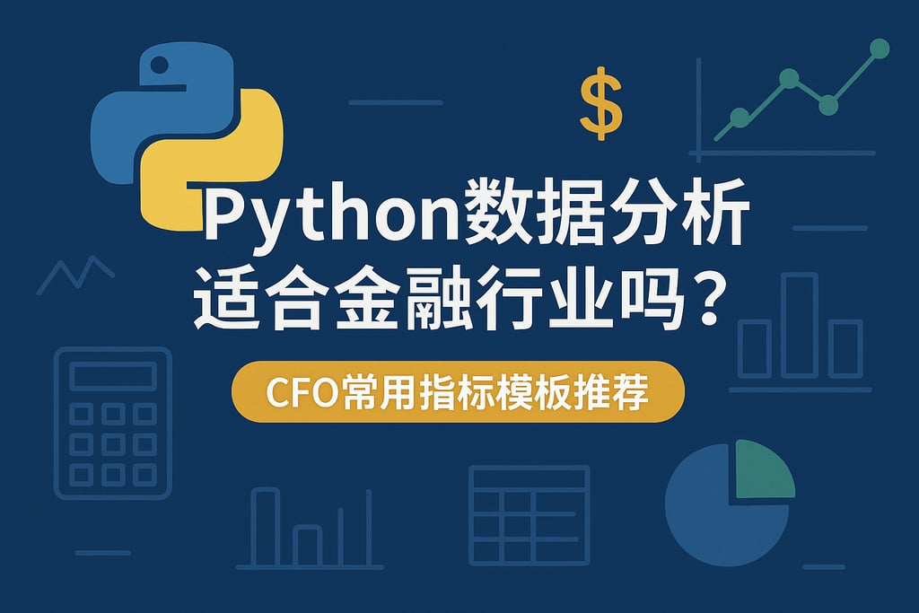 Python数据分析适合金融行业吗？CFO常用指标模板推荐