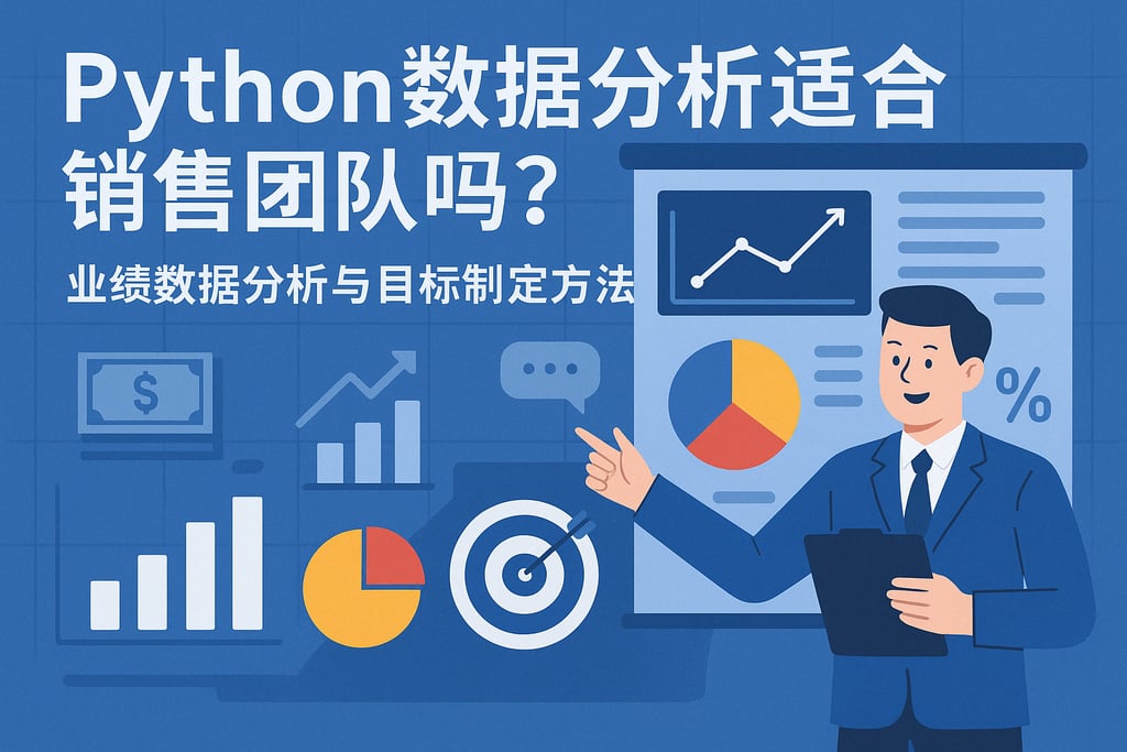 Python数据分析适合销售团队吗？业绩数据分析与目标制定方法