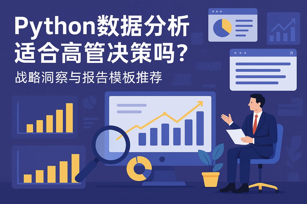 Python数据分析适合高管决策吗？战略洞察与报告模板推荐
