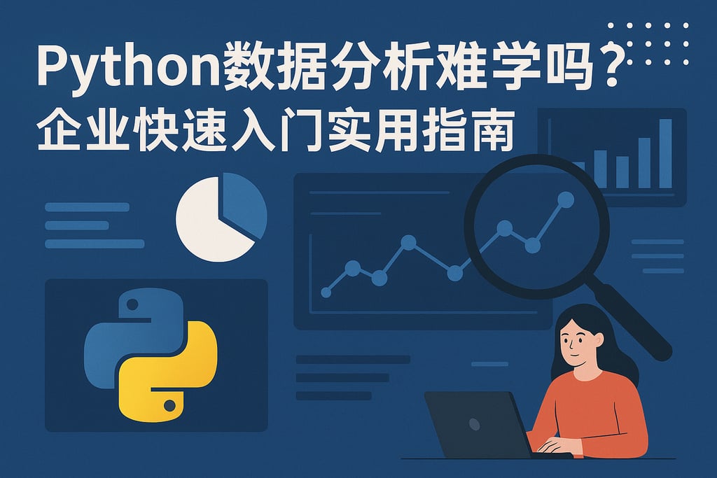 Python数据分析难学吗？企业快速入门实用指南