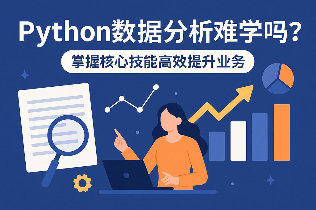 Python数据分析难学吗？掌握核心技能高效提升业务