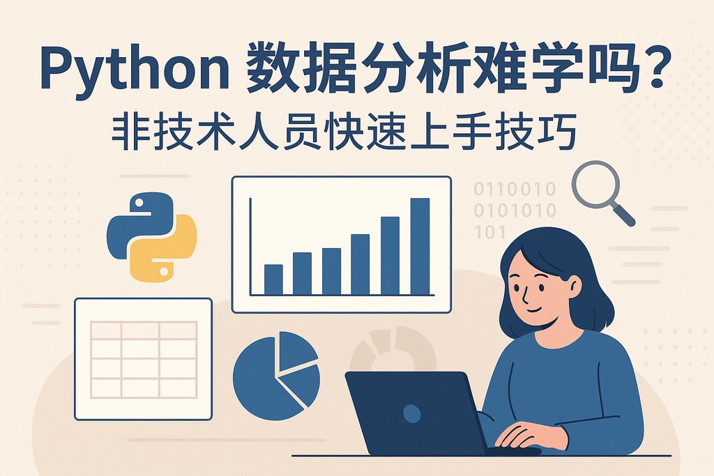 Python数据分析难学吗？非技术人员快速上手技巧
