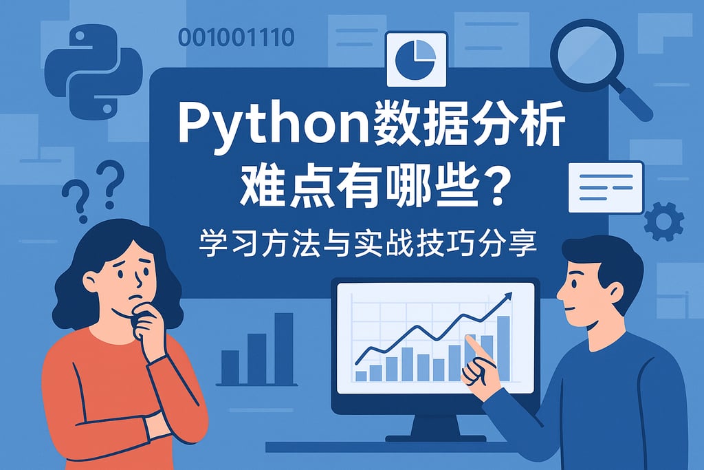 Python数据分析难点有哪些？学习方法与实战技巧分享