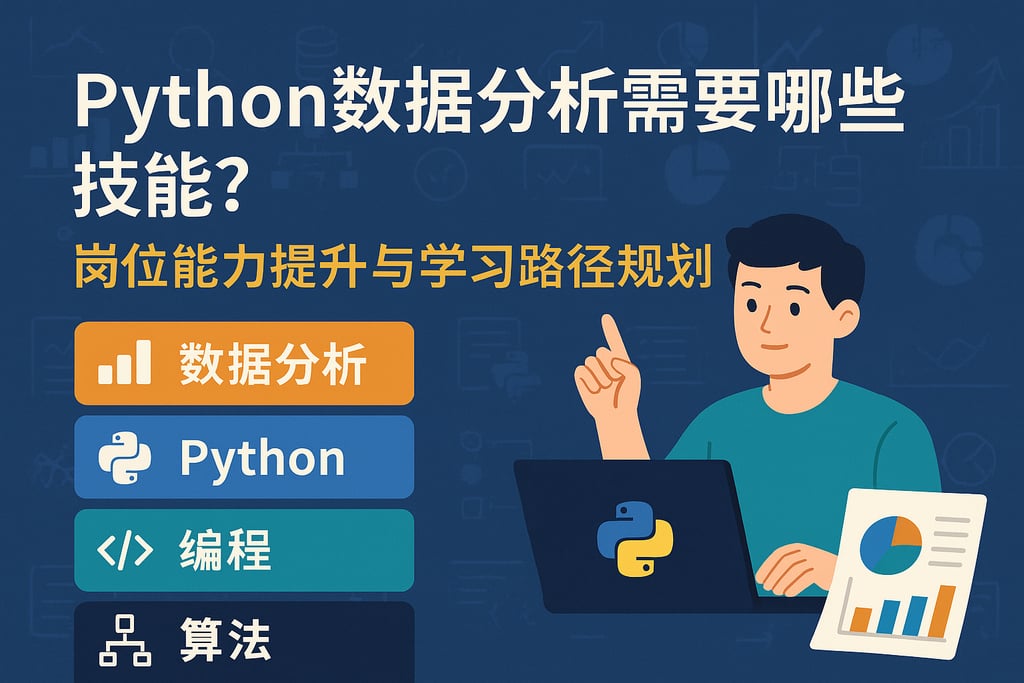 Python数据分析需要哪些技能？岗位能力提升与学习路径规划