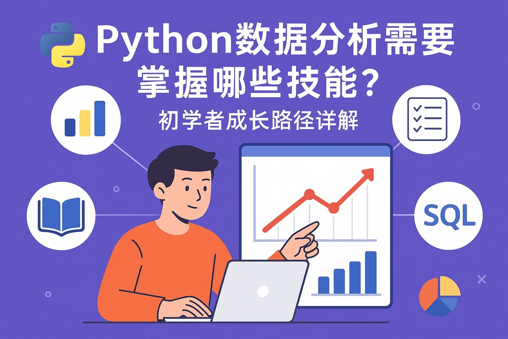 Python数据分析需要掌握哪些技能？初学者成长路径详解