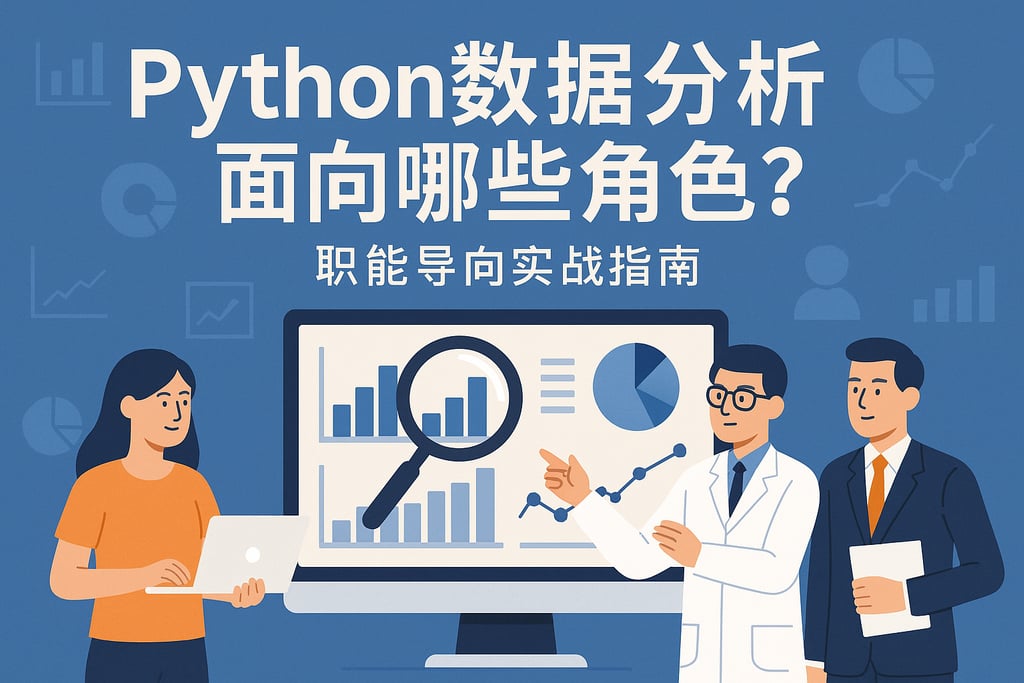 Python数据分析面向哪些角色？职能导向实战指南