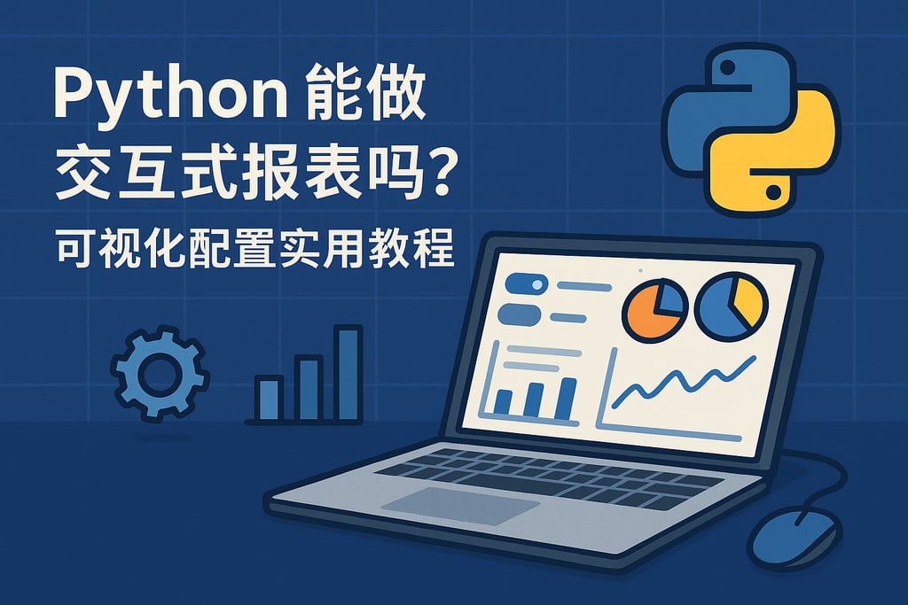 Python能做交互式报表吗？可视化配置实用教程