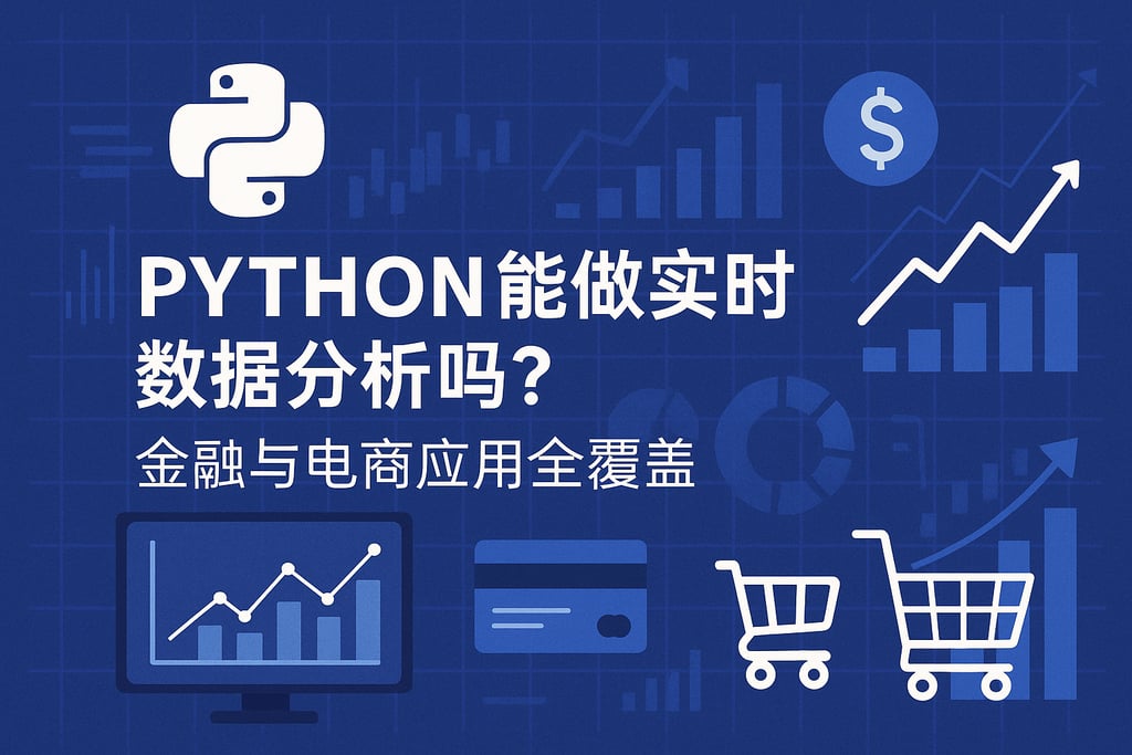Python能做实时数据分析吗？金融与电商应用全覆盖