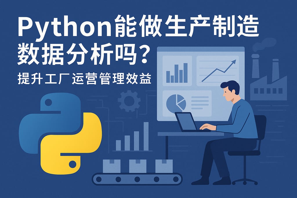 Python能做生产制造数据分析吗？提升工厂运营管理效益