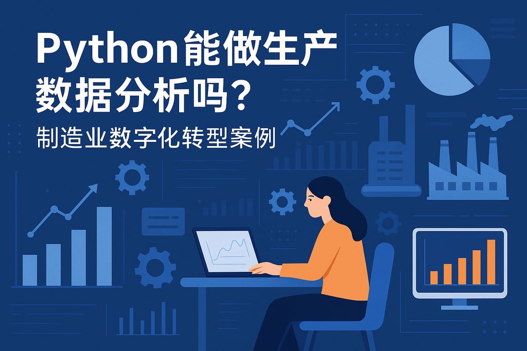 Python能做生产数据分析吗？制造业数字化转型案例