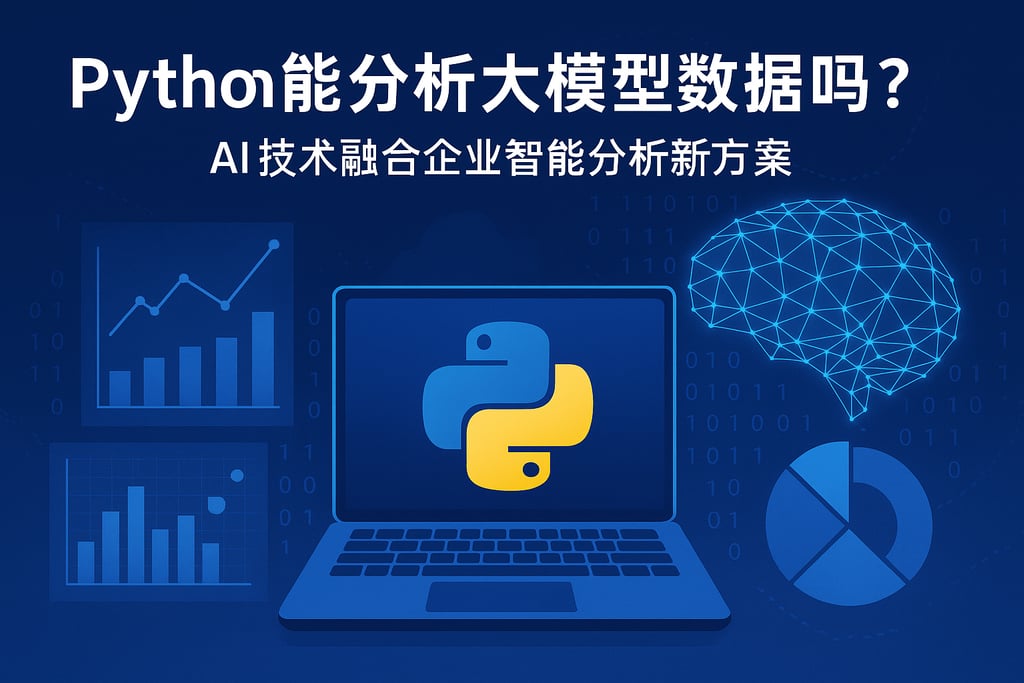 Python能分析大模型数据吗？AI技术融合企业智能分析新方案