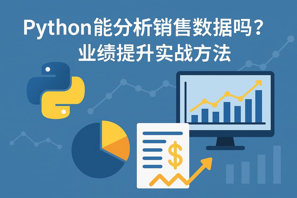 Python能分析销售数据吗？业绩提升实战方法
