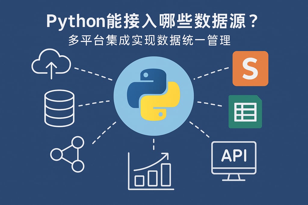 Python能接入哪些数据源？多平台集成实现数据统一管理