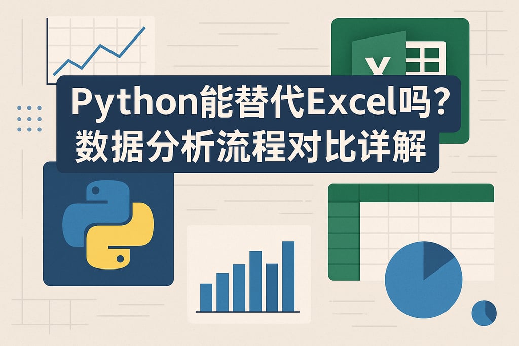 Python能替代Excel吗？数据分析流程对比详解