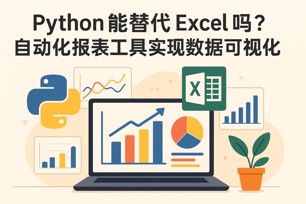 Python能替代Excel吗？自动化报表工具实现数据可视化