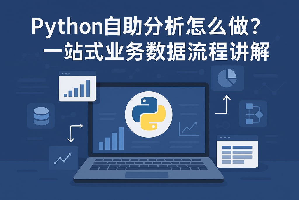 Python自助分析怎么做？一站式业务数据流程讲解