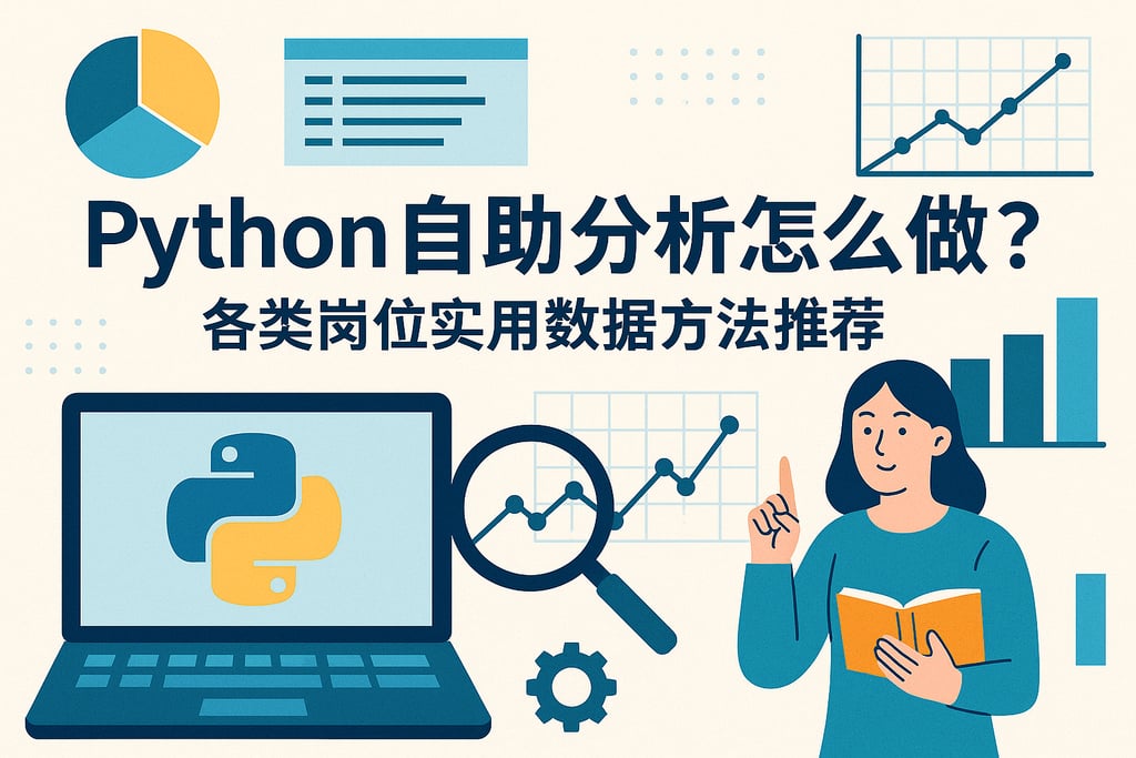 Python自助分析怎么做？各类岗位实用数据方法推荐