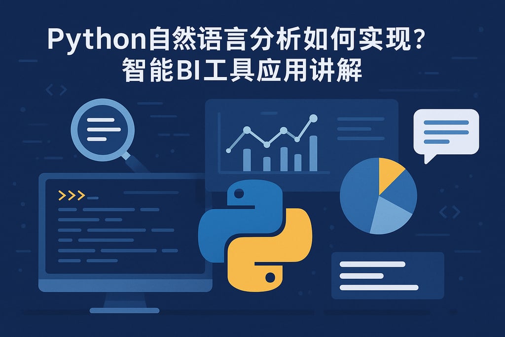 Python自然语言分析如何实现？智能BI工具应用讲解