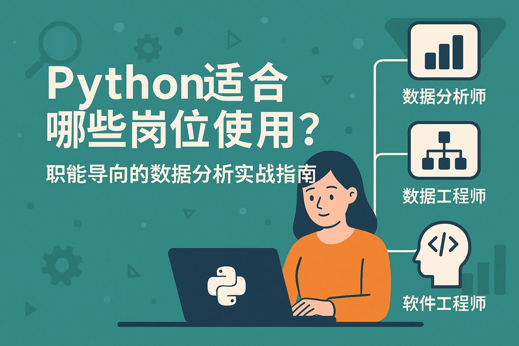 Python适合哪些岗位使用？职能导向的数据分析实战指南